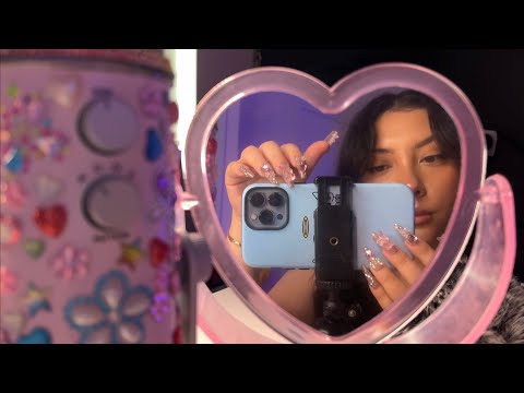 ASMR camera tapping & scratching (iPhone camera) 💘📱