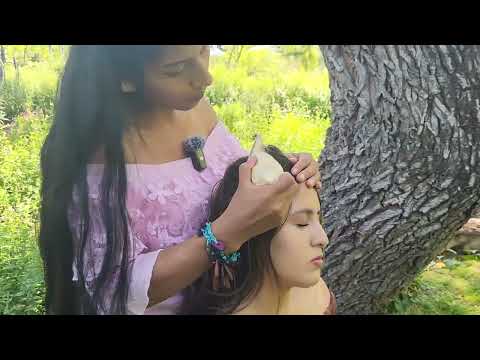 Spiritual cleansing with passion fruit leaves & we remove the suns