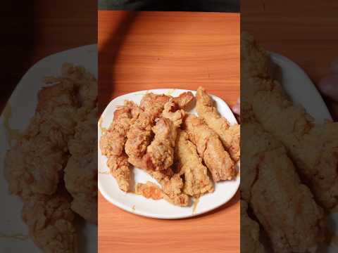 🍗 ASMR KFC Chicken Strips 🔥 | Extra Crispy Crunch Sounds 🤤#shorts #short