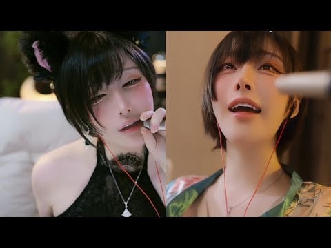 ASMR relax shop I  第一视角 微表情 口腔音 吃耳朵 吹气🧡❤️