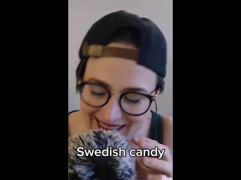 Swedish candy haul + taste test ASMR