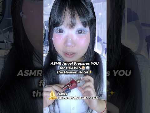 ASMR Angel prepares You for Heaven🪽 #asmrvideo #asmrroleplay #asmrsounds #angel #asmrshorts