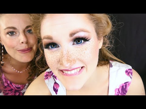 ASMR Bridesmaids Do Your Make-Up!! Whispers, Personal Attention, Face Brushing & Pampering for Sleep