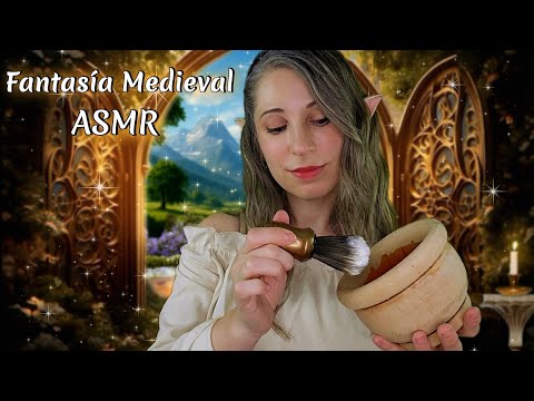 ASMR |💈🌿Barbería Élfica en el Bosque | Afeitado de Ensueño Relajante | Fantasía Medieval