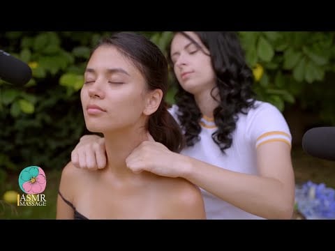 ASMR Outdoor Massage with Gentle Touch