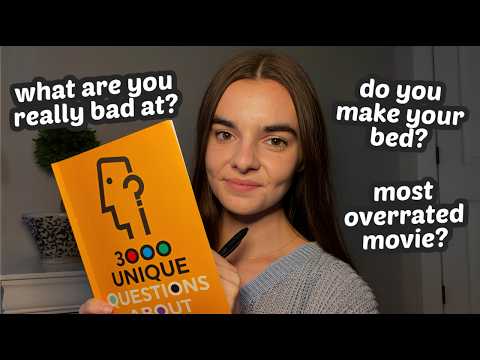 ASMR Asking You 100 VERY Personal Questions