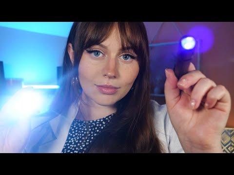 ASMR Realistic Eye Exam - Lense 1 or 2? Follow the Light