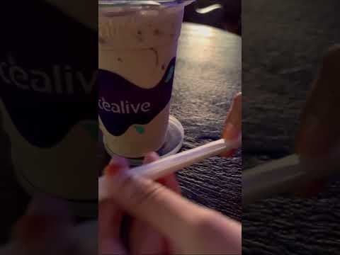 ASMR | Milktea for Life (My fav drink) (No talking) #tealive #milktea