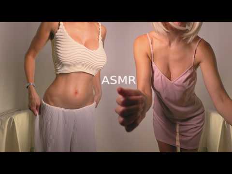 ASMR Belly massage and Fabric scratching sounds