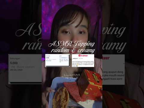 ASMR Tapping Random stuff and Creamy ✨😍 #asmr #tapping #tappingasmr