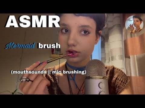 ASMR || Mermaid brush 🧜‍♀️