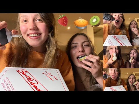 ASMR Eating Dessert With A Friend / Mukbang