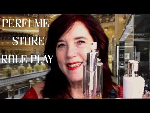 ASMR PERFUME STORE RP PERSONAL ATTENTION WHISPERS AND SPRAY SOUNDS