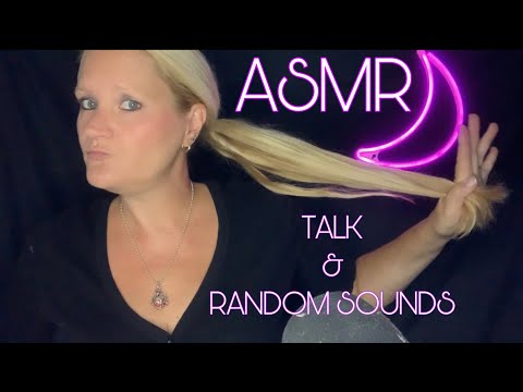 [ASMR] german/deutsch - Talk Talk Talk - whispering -tapping * Random Sounds & Trigger 😴 road to 1k