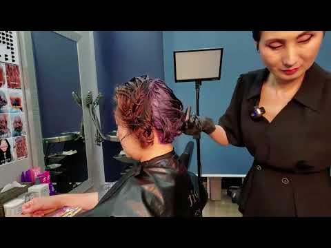 미용실ASMR (시각과청각의활성화) 동영상 2시간 9분 긴영상으로 컷트 염색 펌 시청을 만끽하시기를 바랍니다!!~Korean Beauty salon ASMR
