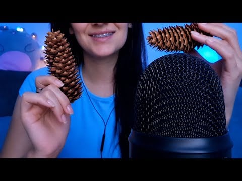 ASMR Hand Sounds & Pine Cone Triggers 😴 No Talking