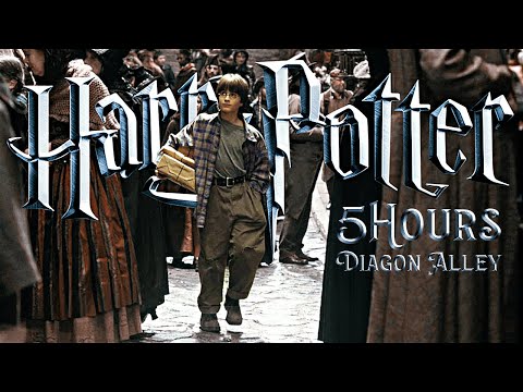 Diagon Alley ◈ 5 Hours Harry Potter ASMR Ambience ◈ Ollivanders, Flourish & Blotts, Owl Post & More!