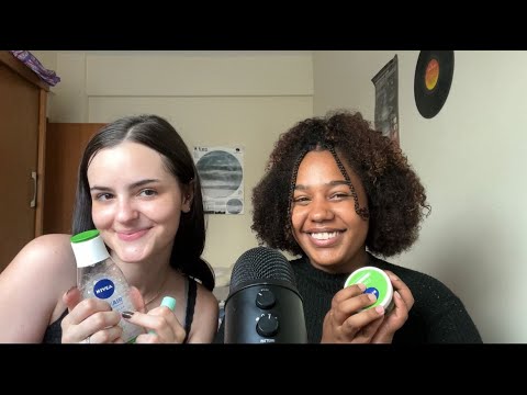 ASMR WITH FRIENDS| minha amiga tentou fazer asmr