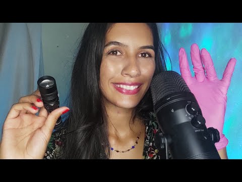 ASMR FAST: DENTISTA, EXAME DOS NERVOS CRANIANOS, MAKEUP, CONSERTANDO VOCÊ.