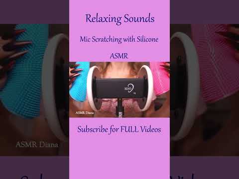ASMR Ear Massage with Silicone Brushes ❤️❤️ #shorts