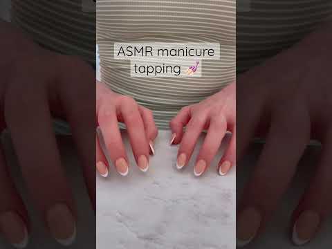 Do you all do this too once you’ve gotten a fresh manicure? 💅🏻 #asmr #asmrtapping #asmrmanicure