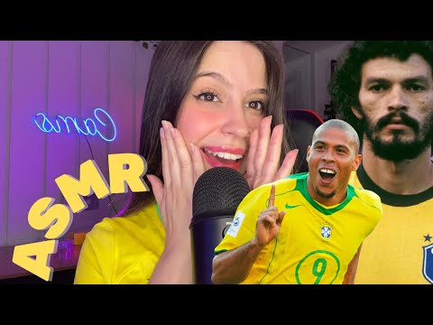ASMR SUSSURRANDO TOP 10 MAIORES JOGADORES DO BRASIL