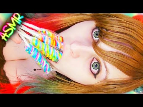 ASMR 🍭 Lollipop Licking ░ Mouth Sounds ♡ Twist Pop, Candy, Food, Eating, Crinkle, Wet ♡