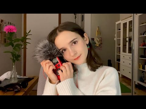 [ASMR] Tapping y scratching en el micrófono (susurrando en español, dascam DR-05X)