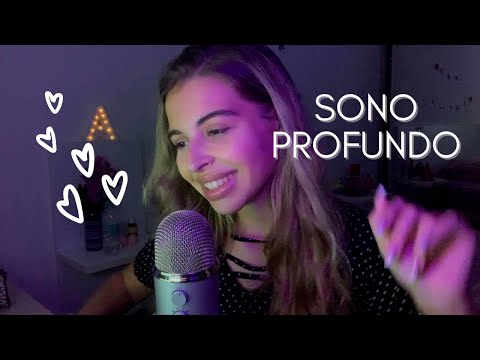 ASMR LIVE: TE INDUZINDO AO SONO PROFUNDO | Sons de Boca, Scratching, Tapping...