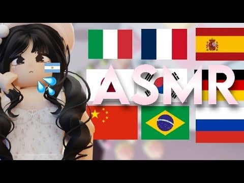 ROBLOX ASMR ☆ Saying "Hello" in different languages 🌍💗