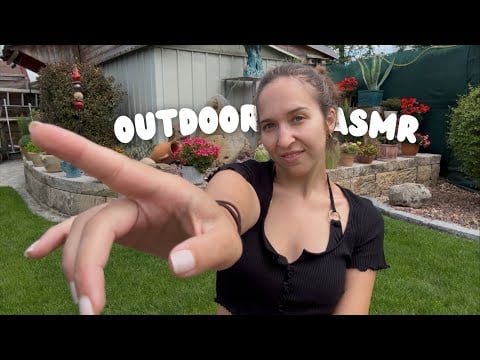 Outdoor ASMR | a little bit of everything ☀️ (Fast Triggers, Nature Sounds, Hand Movements)