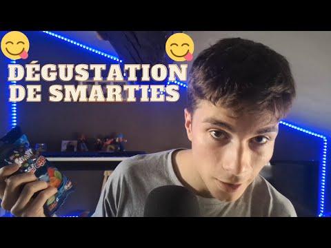 😋 ASMR Dégustation de Smarties 😋