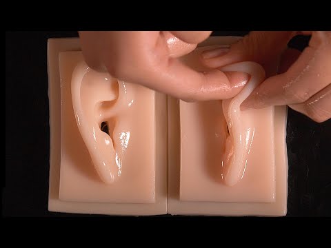 ASMR Is this the softest substance in the world? (Sleep massage, bare hands, subtitles available)