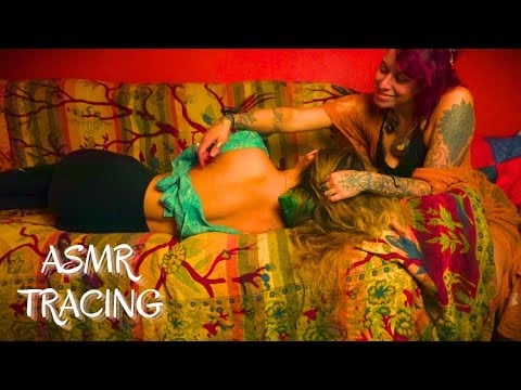 Watch This to Relax & Be Empowered 🧡 ASMR Real Person Hair Play & Back Tracing (WHISPER MEDITATION)