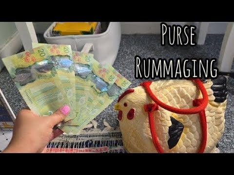 ASMR Purse Rummaging No Talking