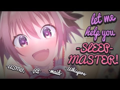 femboy maid whispers you to sleep! (Fabric ASMR)