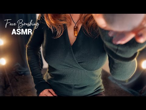 Face Brushing in the Rain 💤 Sleepy Speaking & Meditation ASMR