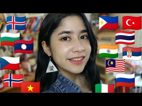 [ASMR] Saying Good Night in 30 languages ~