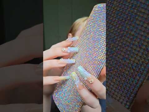 #asmr rhinestones scratching