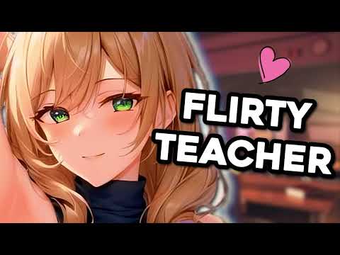 ASMR Flirty Professor Teases You in Her Office! Roleplay