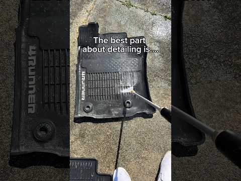 The best part about detailing…