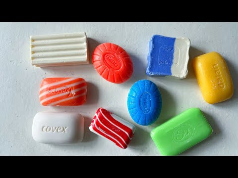Soap carving ASMR\ relaxing sounds\ No talking. Satisfying ASMR video\ Cutting soap