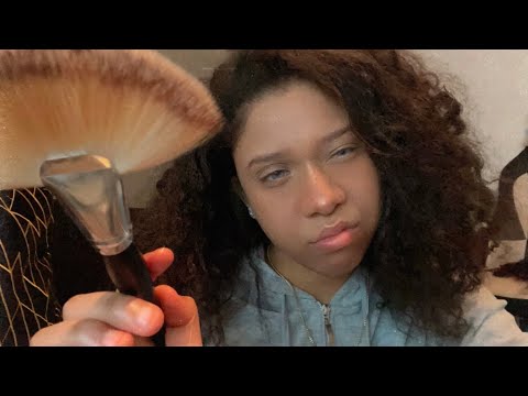 ASMR mean girl does your makeup 💄