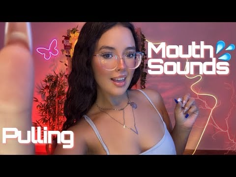ASMR: 1H MOUTH SOUNDS + REMOVENDO SUAS ENERGIAS NEGATIVAS💦 (asmr pulling) 