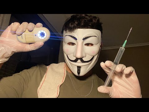 ASMR - MÉDICO MILITAR te CURA - Roleplay Español