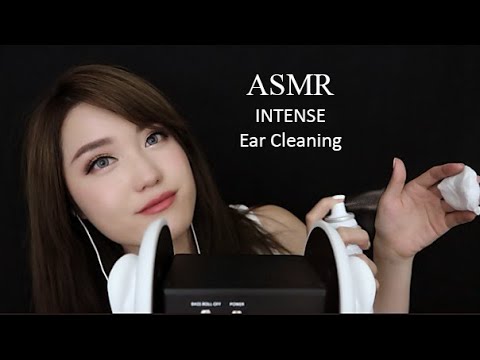 ASMR 3DIO INTENSE EAR CLEANING ❤️ (Clay, Scissors, Massage)