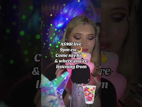 ASMR live in progress 🌙 join the calm club! #asmrlive #asmrsounds #asmrcommunity