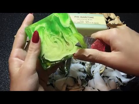 АСМР | Резка Мыла | Неразборчивый Шёпот | Залипательно | Asmr | Soap Cutting | Inaudible