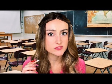 ASMR Rude Popular Girl Gives You a Makeover in Class Roleplay