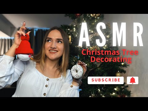 🎄 ASMR Christmas Tree Decorating | Relaxing Holiday Sounds ✨